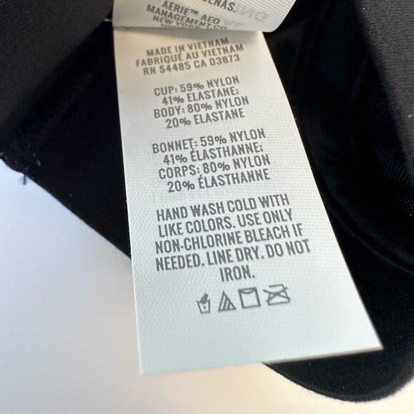 NWT Aerie SMOOTHEZ Mesh Triangle Bralette - Picture 4 of 5